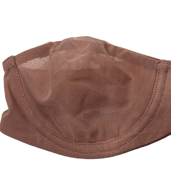 SKIMS Ultra Fine Mesh Strapless Bra Underwire Convertible 32A Rose Clay - Picture 5 of 11